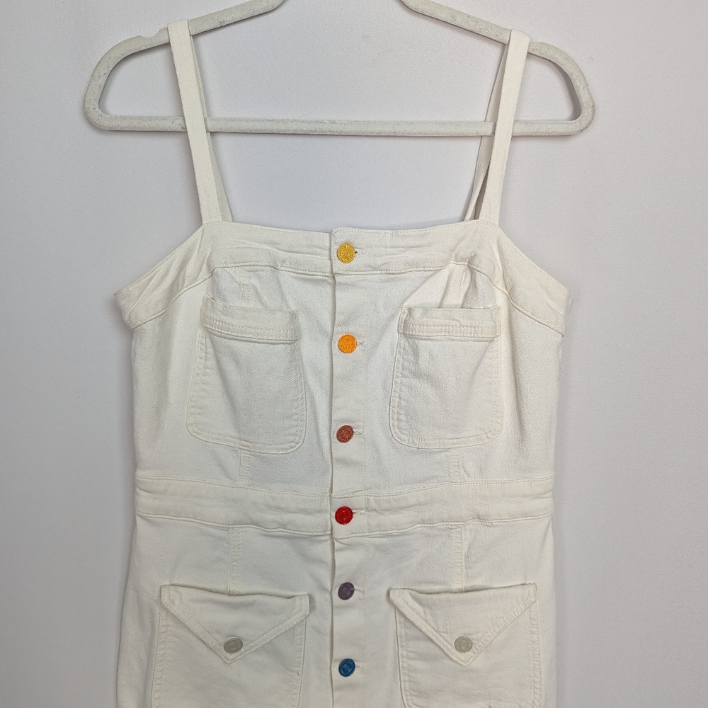 MOTHER Denim To The Point Taste The Rainbow Dress - Picture 8 of 16
